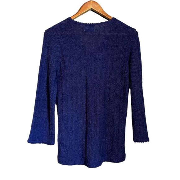 Lady Anne vintage knit v neck top - Picture 9 of 10